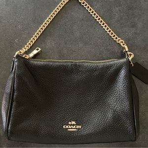 Coach chain strap shoulder bag